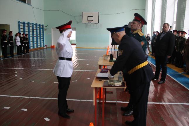 В городском округе Ступино восемь новых воспитанников пополнили ряды военно-патриотического объединения