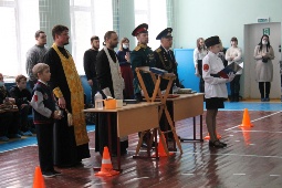 В городском округе Ступино восемь новых воспитанников пополнили ряды военно-патриотического объединения 