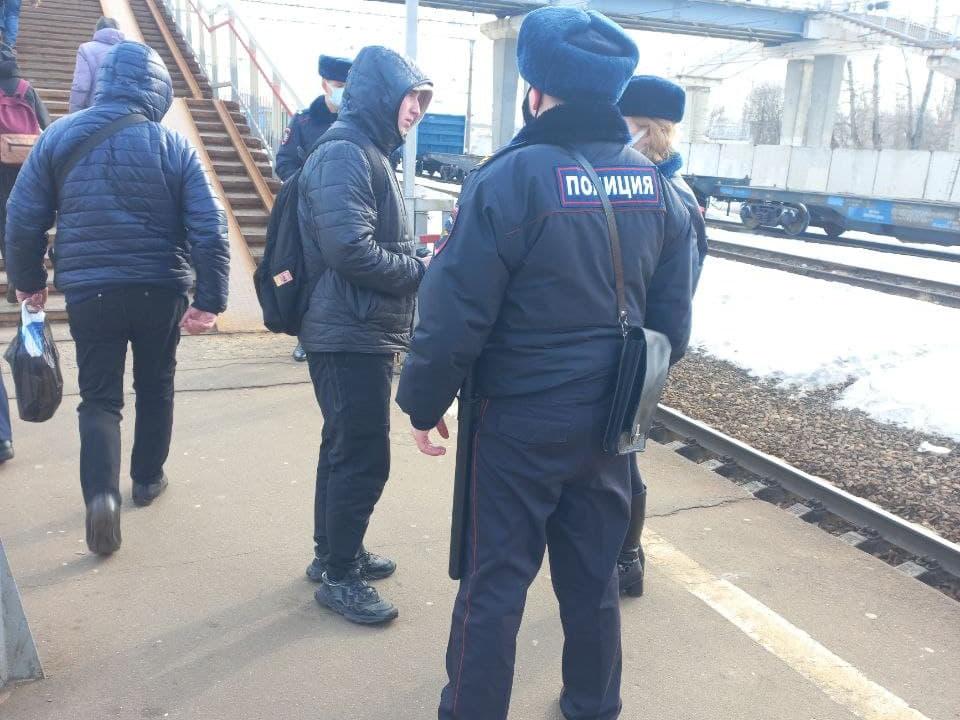 4 марта на железнодорожной платформе «Ступино» Павелецкого направления проведён очередной рейд