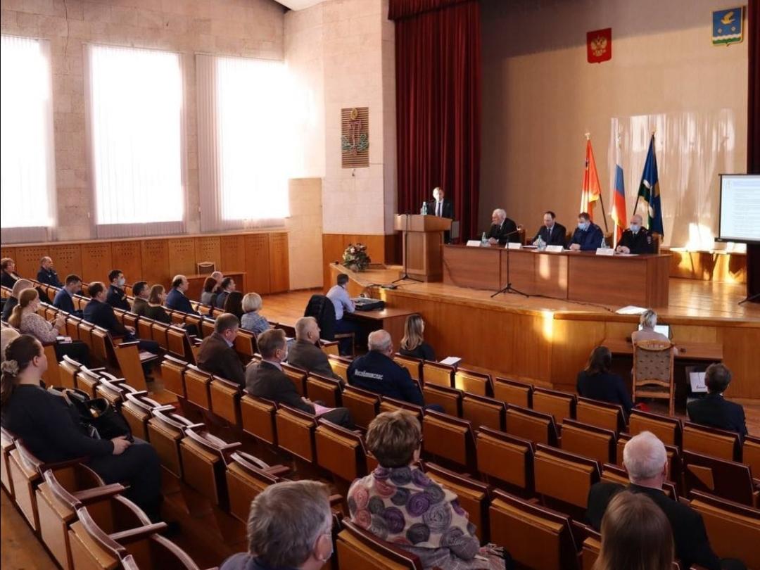 Председатель КСП городского округа Ступино принял участие в общегородском совещании окружной администрации