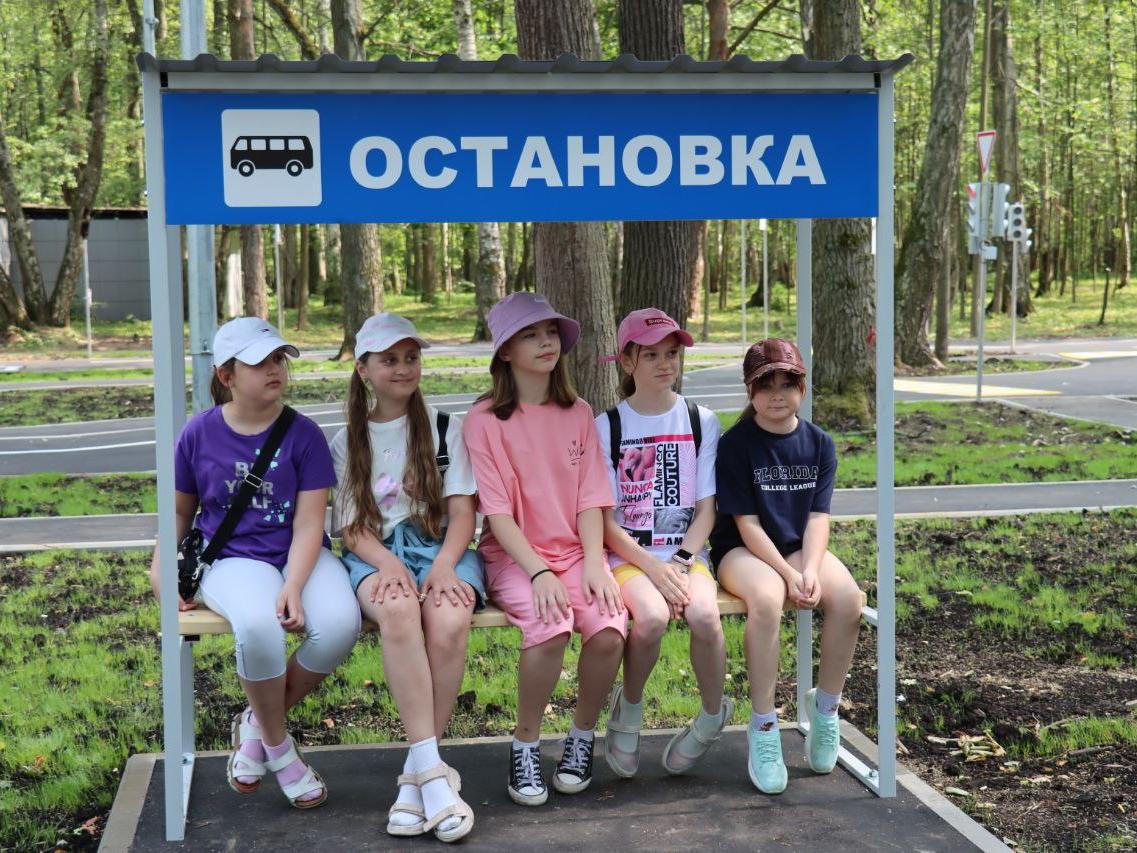 Современный автогородок открылся в ступинском парке Островского.