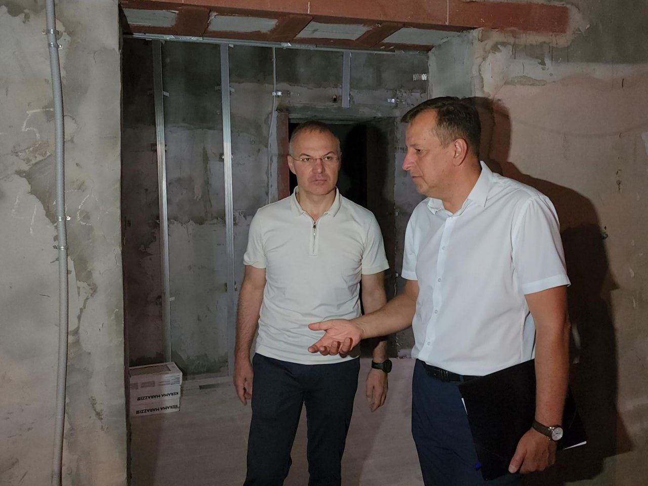Александр Коган посетил михневский корпус больницы