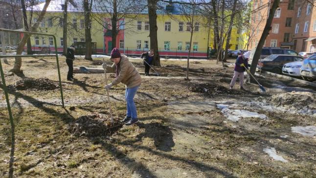 10 апреля в городском округе Ступино прошел второй муниципальный субботник.